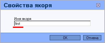Название якоря